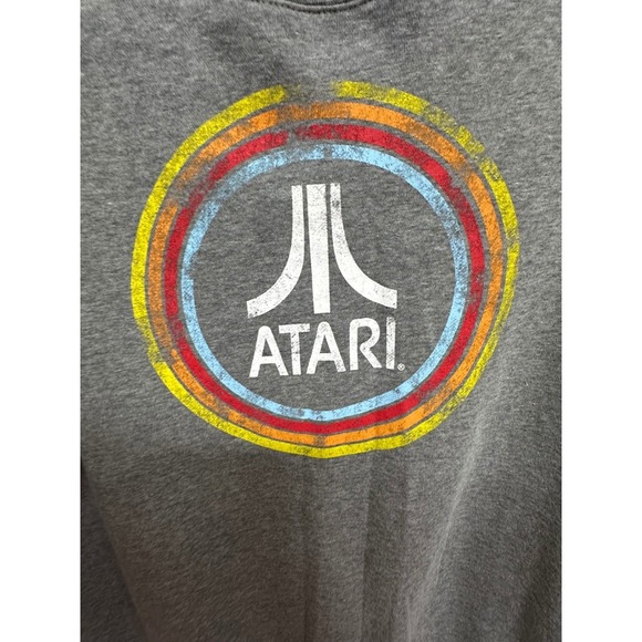 Ripple Junction ATARI Gray Short Sleeves Men's Sweatshirt Adult Size Small - Picture 4 of 4